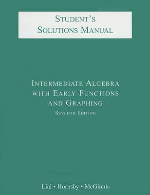 Book cover for Intermediate Algebra with Early Functions and Graphing