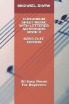 Book cover for Euphonium Sheet Music With Lettered Noteheads Book 2 Bass Clef Edition