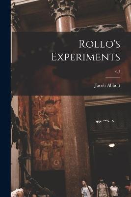 Book cover for Rollo's Experiments; c.1