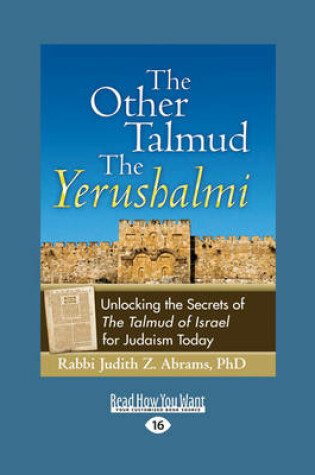 Cover of The Other Talmud - The Yerushalmi