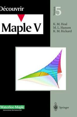 Cover of Decouvrir Maple V