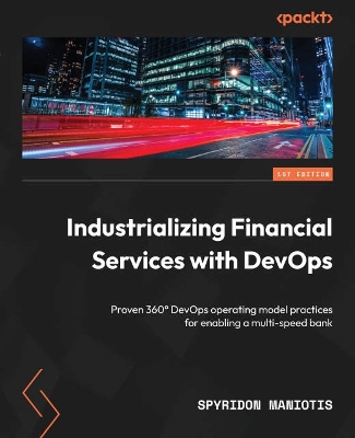 Book cover for Industrializing Financial Services with DevOps