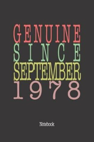 Cover of Genuine Since September 1978