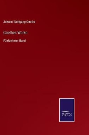 Cover of Goethes Werke