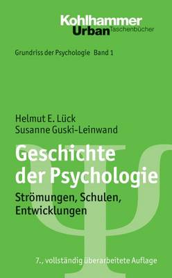 Cover of Geschichte Der Psychologie