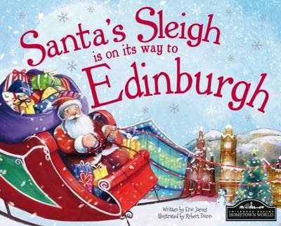 Book cover for Santa's Sleigh is on its Way to Edinburgh