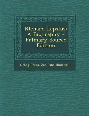 Book cover for Richard Lepsius