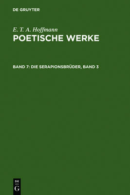 Book cover for Die Serapionsbruder, Band 3