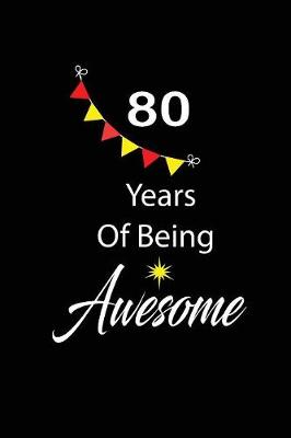 Book cover for 80 years of being awesome