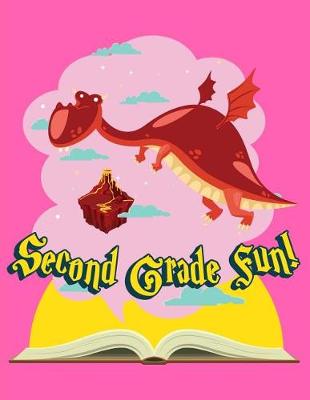 Book cover for Second Grade Fun Dragon Composition Notebook