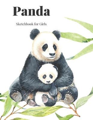 Book cover for Panda Sketchbook for Girls