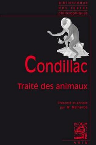 Cover of Condillac: Traite Des Animaux