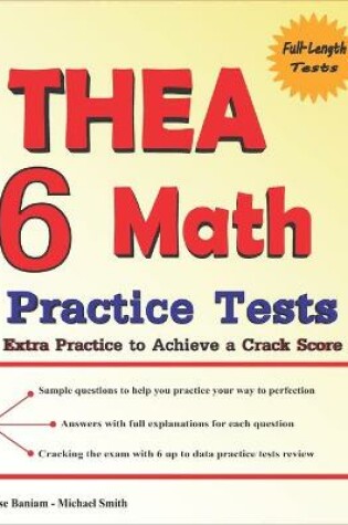 Cover of 6 THEA Math Practice Tests