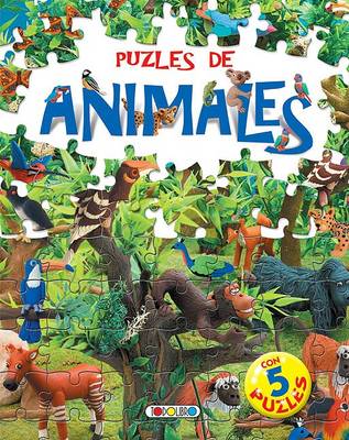 Book cover for Puzles de Animales