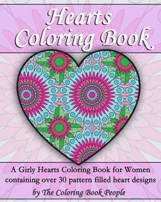 Book cover for Hearts Coloring Book