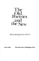 Book cover for The Old Poetries and the New