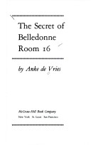 Book cover for The Secret of Belledonne Room 16