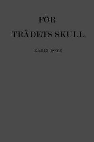 Cover of För trädets skull