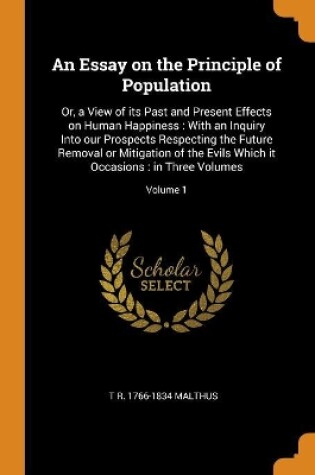 Cover of An Essay on the Principle of Population