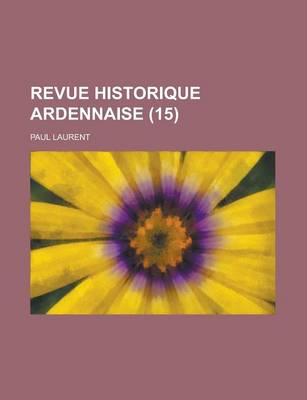 Book cover for Revue Historique Ardennaise (15)