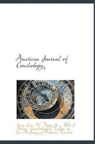 Cover of American Journal of Conchology.