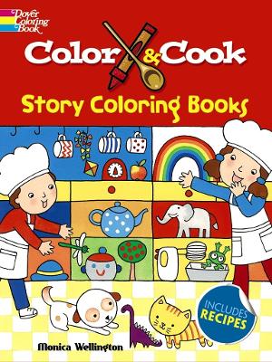 Book cover for Color & Cook Story Coloring Book