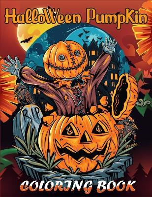 Book cover for Halloween Pumpkin Coloring Book