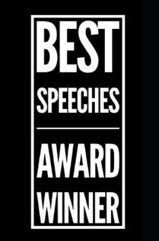 Cover of Best Speeches Award Winner