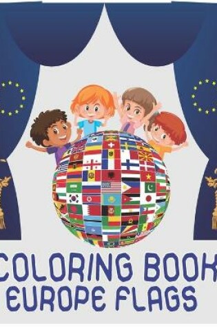 Cover of Coloring Book Europe Flags