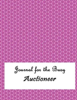 Book cover for Journal for the Busy Auctioneer