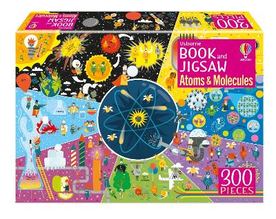 Book cover for Usborne Book and Jigsaw Atoms and Molecules
