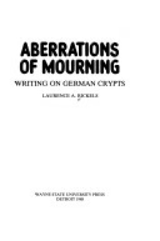 Cover of Aberrations of Mourning