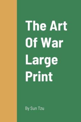 Cover of The Art Of War Large Print