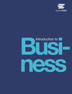 Book cover for Introduction to Business by OpenStax (Print Version, Paperback, B&W)