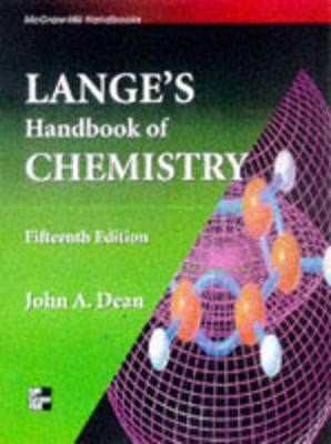 Book cover for Lange's Handbook of Chemistry