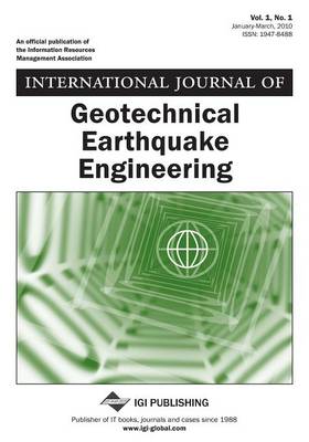 Book cover for International Journal of Geotechnical Earthquake Engineering, Vol 1 ISS 1