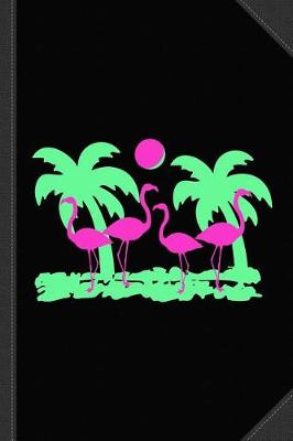 Book cover for Pink Flamingos Journal Notebook