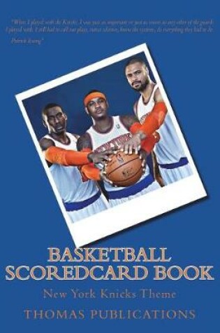 Cover of Basketball Scoredcard Book