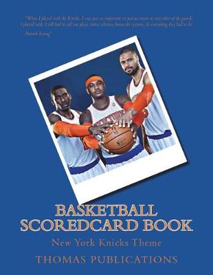 Book cover for Basketball Scoredcard Book