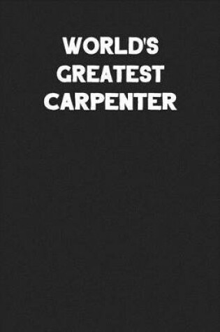 Cover of World's Greatest Carpenter