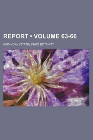 Cover of Report (Volume 63-66)