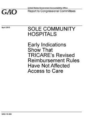 Book cover for Sole Community Hospitals
