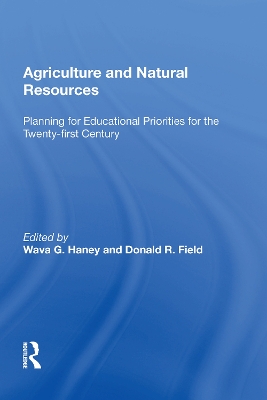 Book cover for Agriculture and Natural Resources