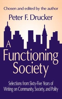 Book cover for A Functioning Society