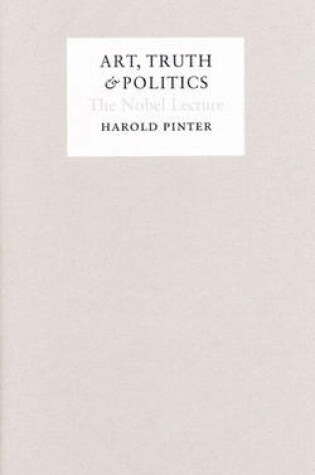 Cover of Art, Truth and Politics