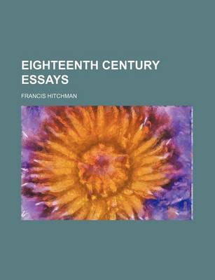 Book cover for Eighteenth Century Essays