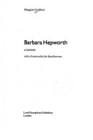 Cover of Barbara Hepworth