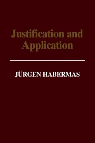 Cover of Justification and Application