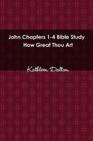 Cover of John Chapters 1-4 Bible Study How Great Thou Art
