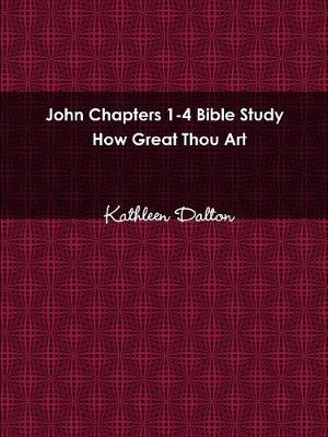 Book cover for John Chapters 1-4 Bible Study How Great Thou Art